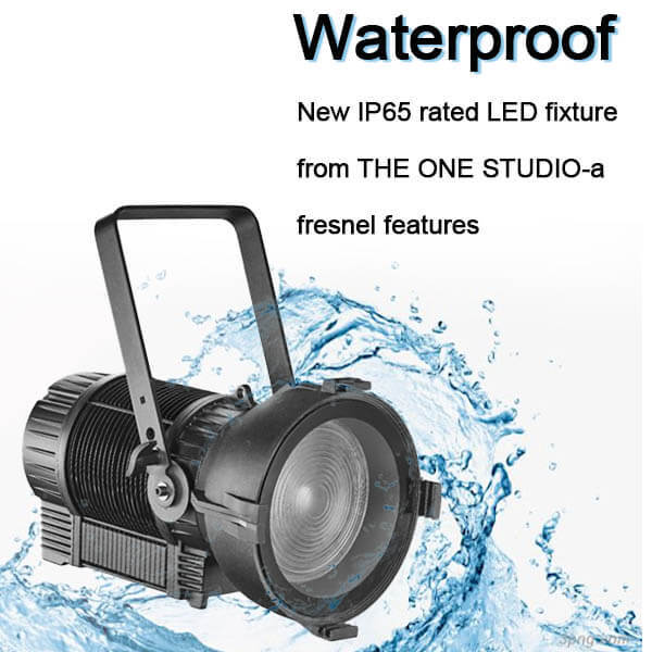 300W waterproof led fresnel spotlight With autooom