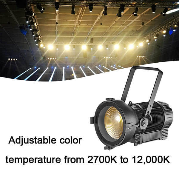 300W waterproof led fresnel spotlight With autooom