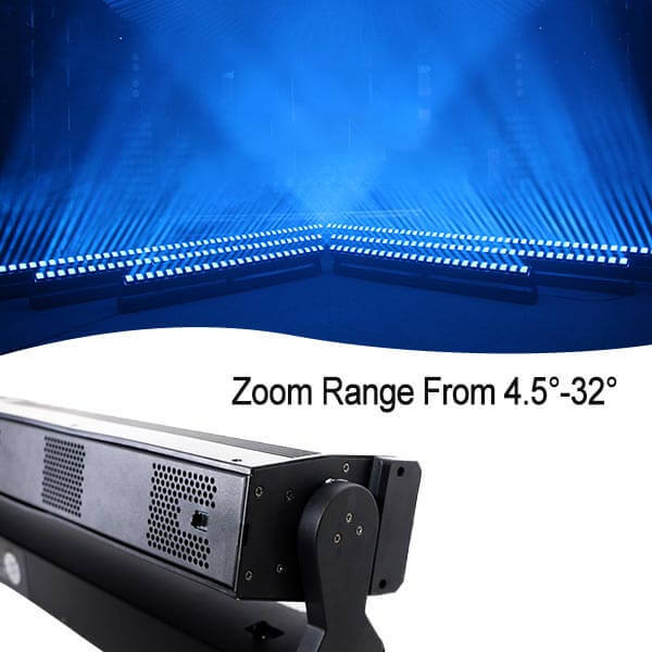 12x40w rgbw 4in1 led zoom pixel moving beam bar