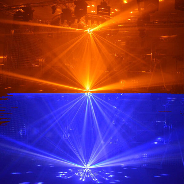 5*18W LED disco ball