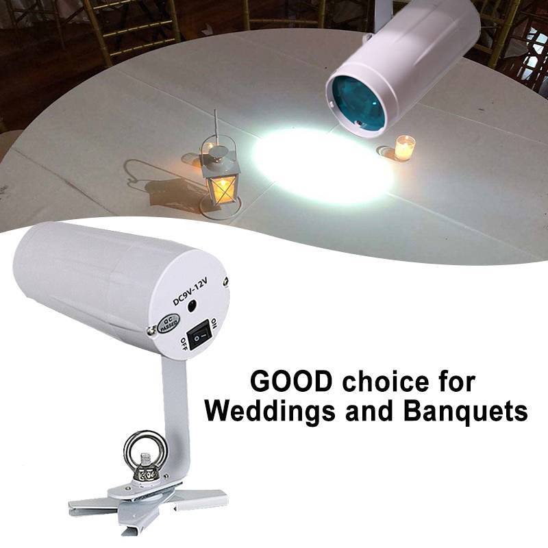 Free shipping 20pcs carton packing/ magnetic battery led pinspot