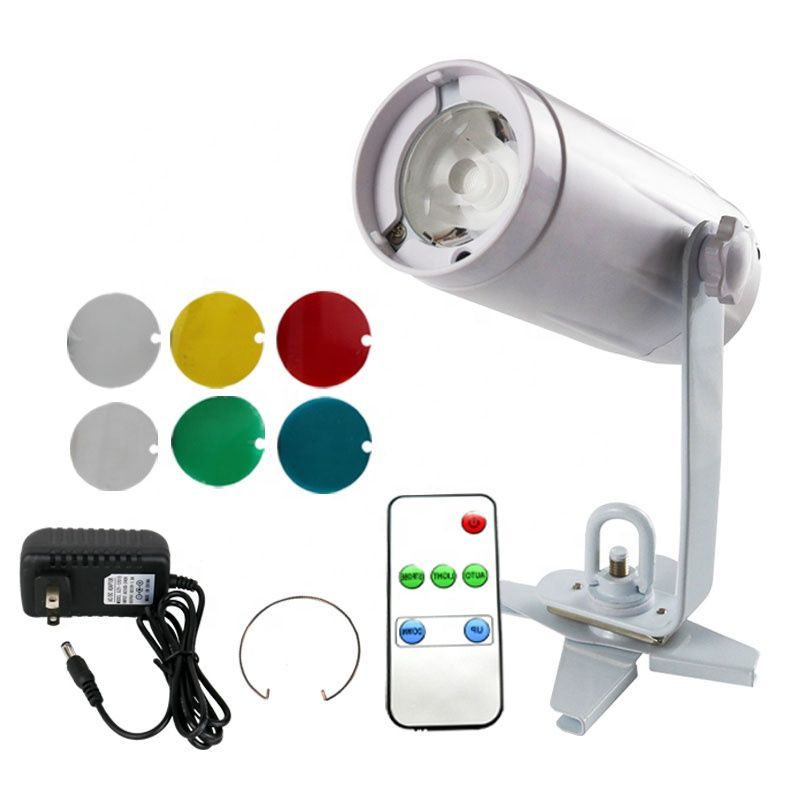 Free shipping 20pcs carton packing/ magnetic battery led pinspot