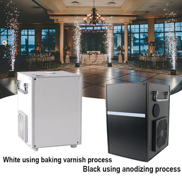 Free Shipping 650W Black or White Cold Spark Machine