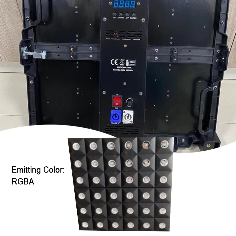 36*3W 2in1 LED Matrix Light with Background LEDs New technology stage lighting