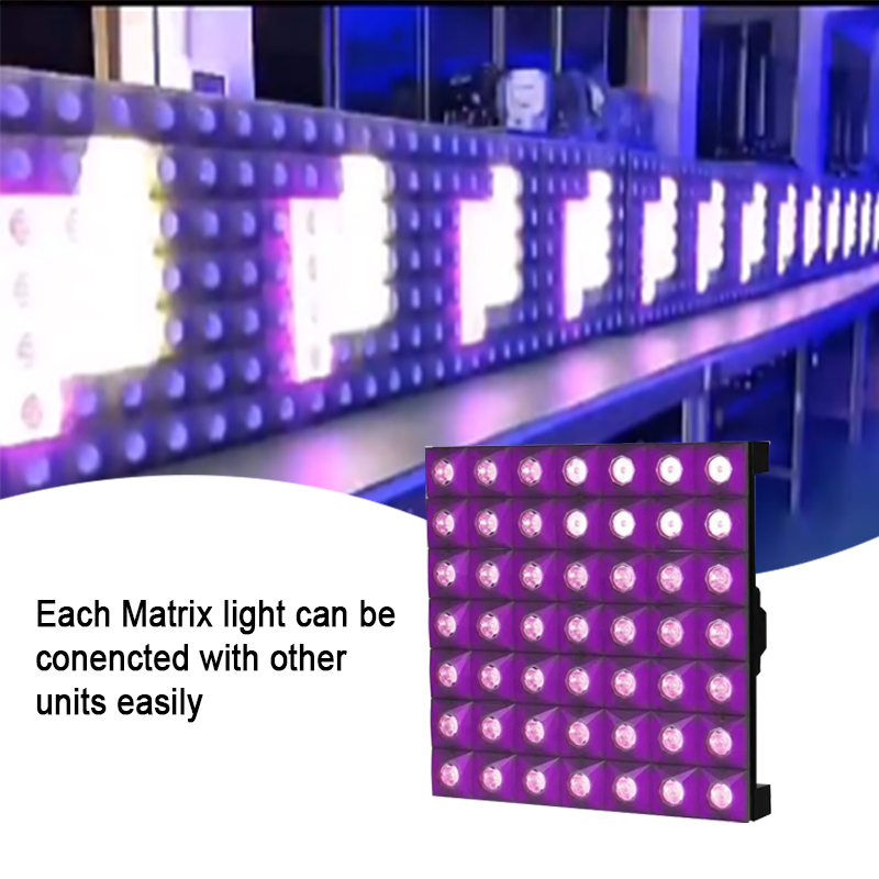 36*3W 2in1 LED Matrix Light with Background LEDs New technology stage lighting