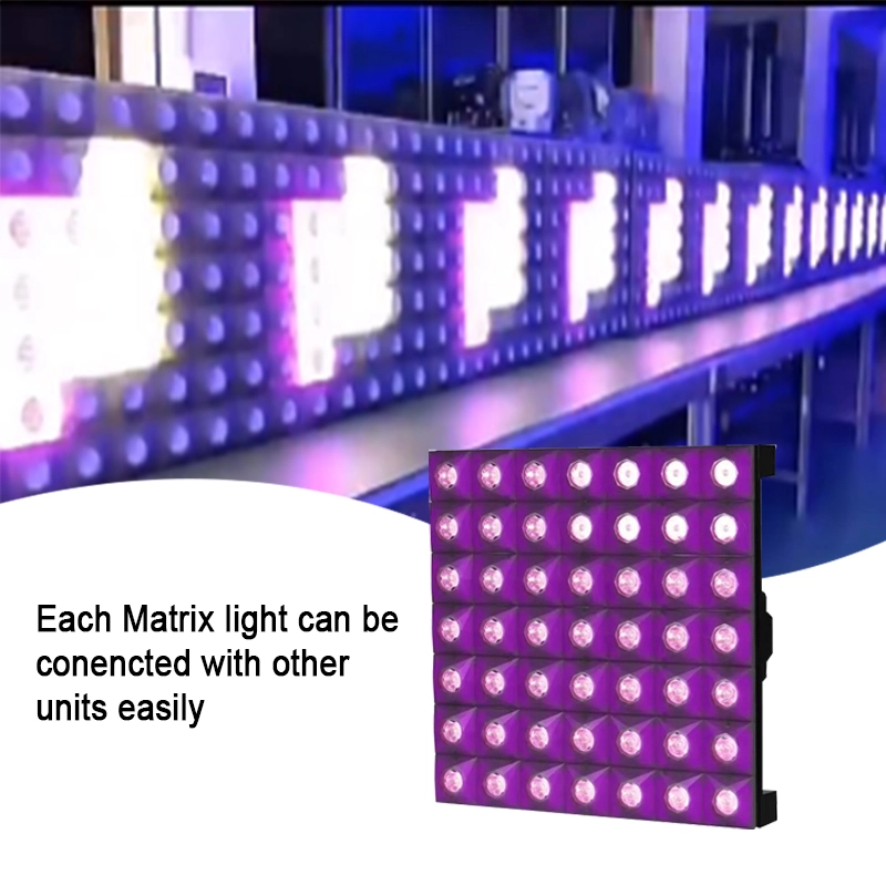 Professional Led Matrix 36*3W 2in1 LED Matrix Light with Background LEDs New technology stage ...