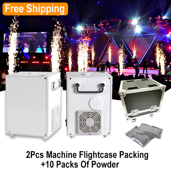 Free Shipping 650W Black or White Cold Spark Machine