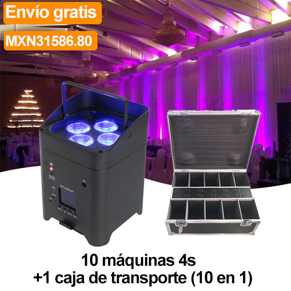 Envío gratis 18W 6in1 rgbwauv batería inalámbrica control remoto uplight