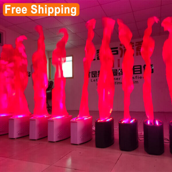 Free Shipping 2 sets led silk fire flame effect light