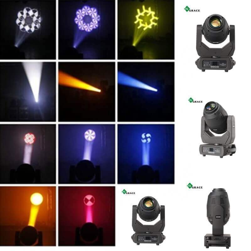 Free Shipping 2pcs 250W BSW LED  moving head light beam spot wash 3in1 stage light led dmx Dj light for wedding disco sStage