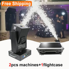 Free Shipping moving head sparkler machine spin sparkler machine 750w high quality cold fire machine