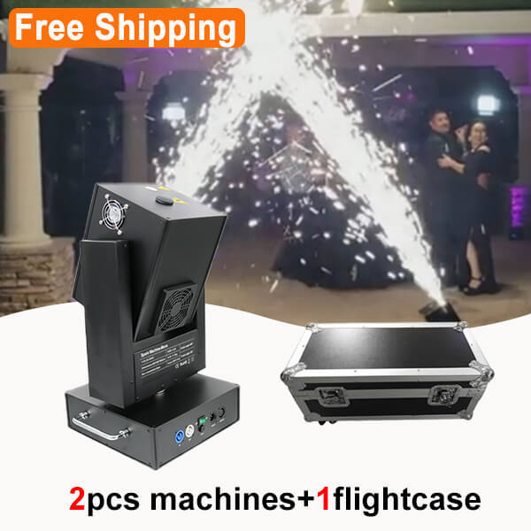 Free Shipping moving head sparkler machine spin sparkler machine 750w high quality cold fire machine