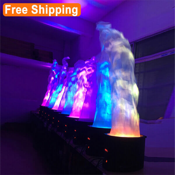Free Shipping 2 sets led silk fire flame effect light