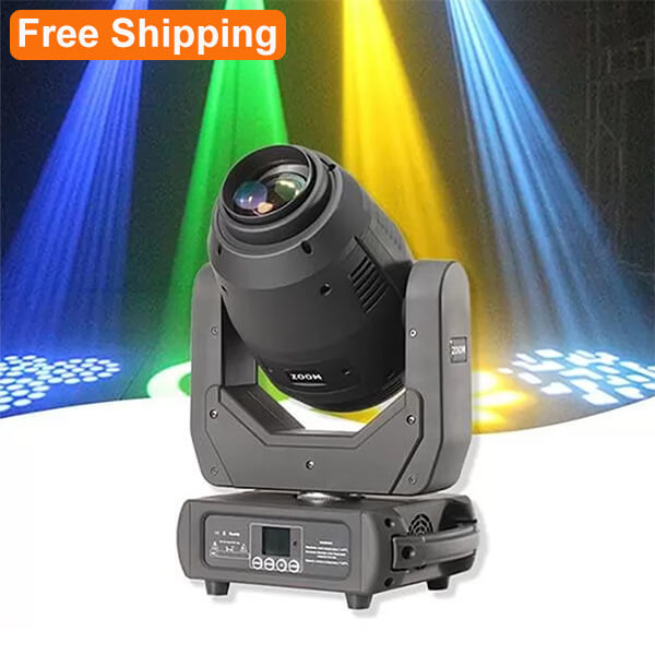 Free Shipping 2pcs 250W BSW LED  moving head light beam spot wash 3in1 stage light led dmx Dj light for wedding disco sStage