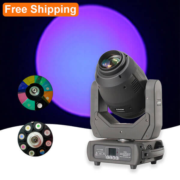 Free Shipping 2pcs 250W BSW LED  moving head light beam spot wash 3in1 stage light led dmx Dj light for wedding disco sStage