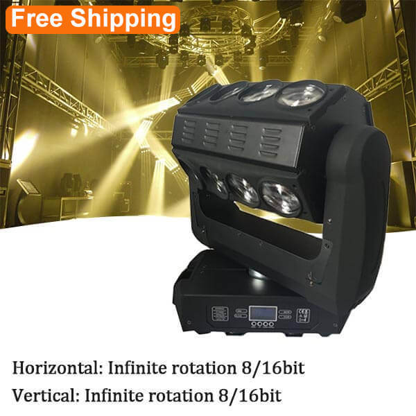 Free Sipping 16x15w rgbw 4in1 led moving head light