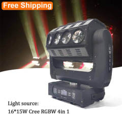 Free Sipping 16x15w rgbw 4in1 led moving head light