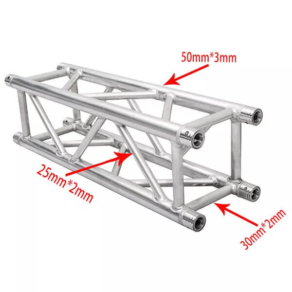 Aluminum Stage Truss Mobile DJ Portable Lighting Stand Truss Display
