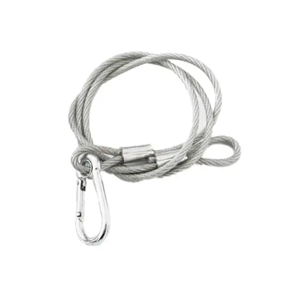 Silver Black Rope Safety Steel Wire Stage Light Stainless Steel Safety Rope Cable