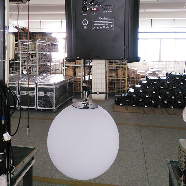 3D Ball Kinetic Light Stage Show LED Winch Ball Dmx