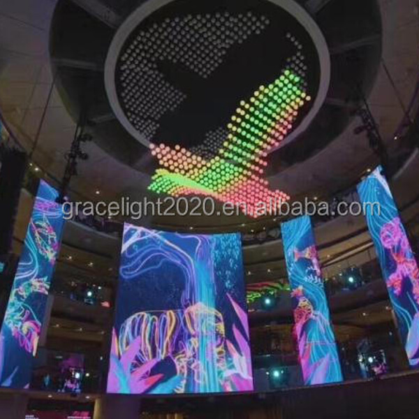 3D Ball Kinetic Light Stage Show LED Winch Ball Dmx