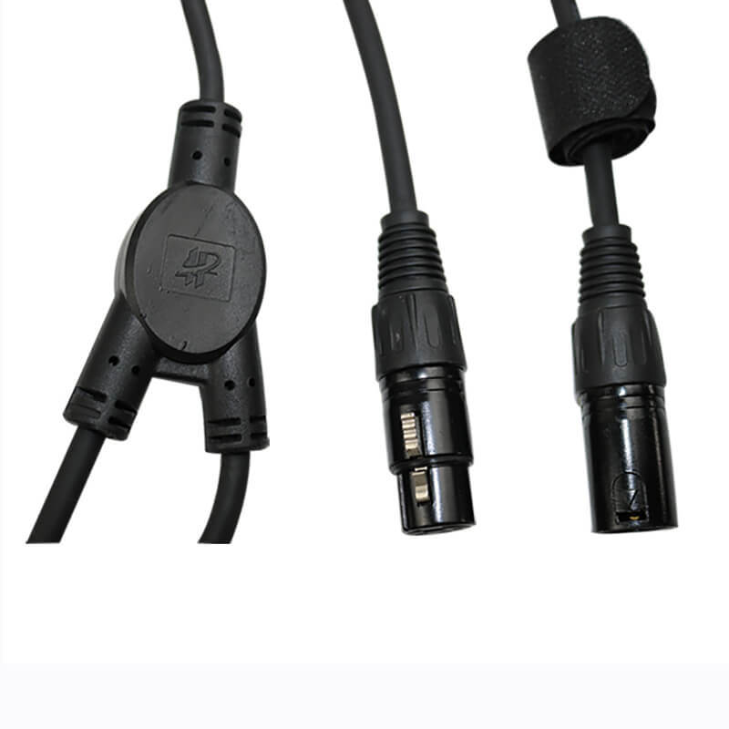 3pin 5pin damx cable 1 male and 7 female