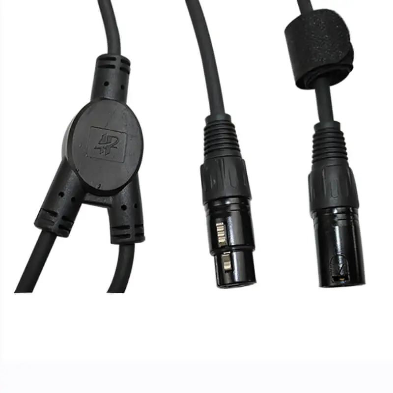 3pin 5pin damx cable 1 male and 7 female