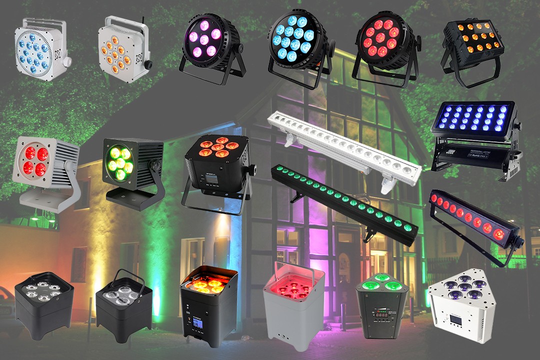 What are battery powered uplights?