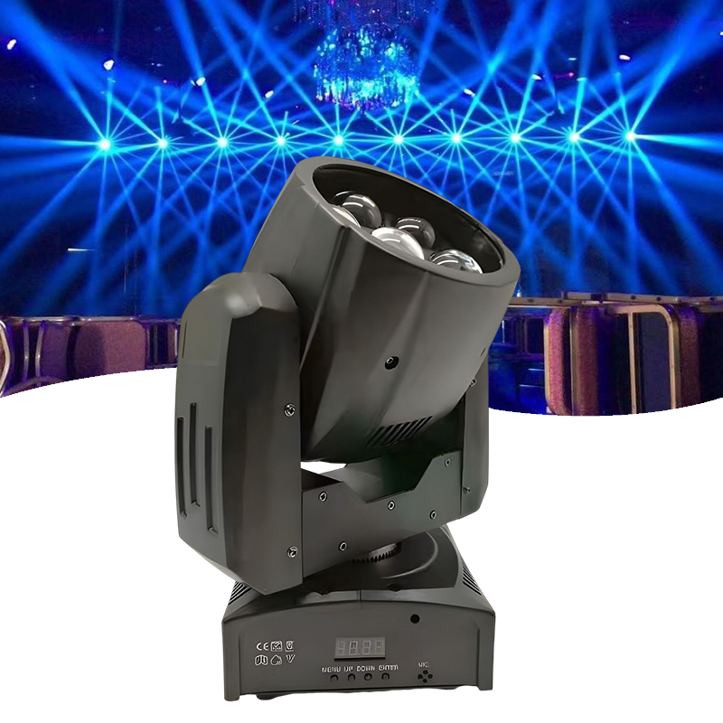 7x15w 4in1 rgbw led moving head zoom wash