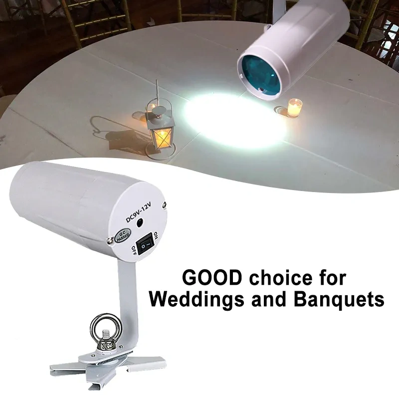 Cool White Remote Control Magnetic LED Pin Spot