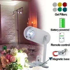 Remote Control Magnetic LED Pin Spot