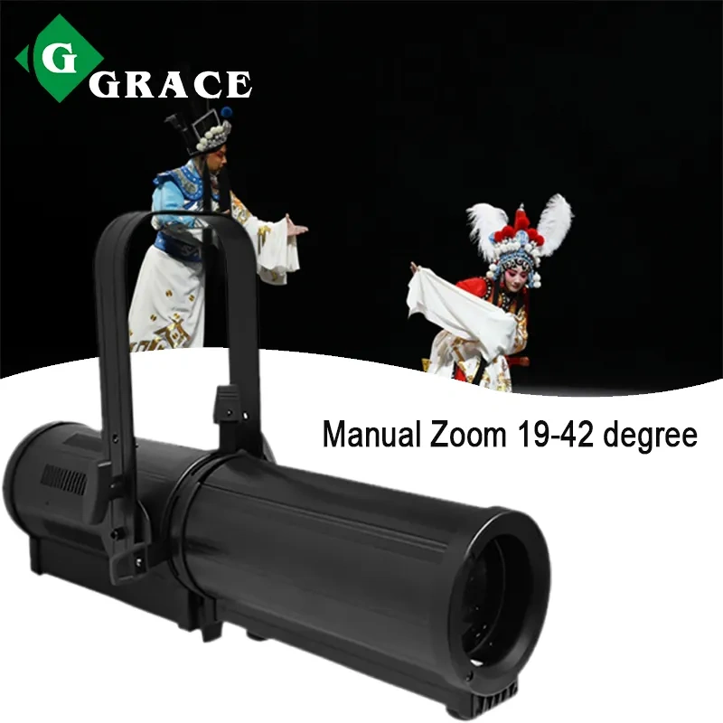 150W white color led manual zoom 19-42 degree profile light