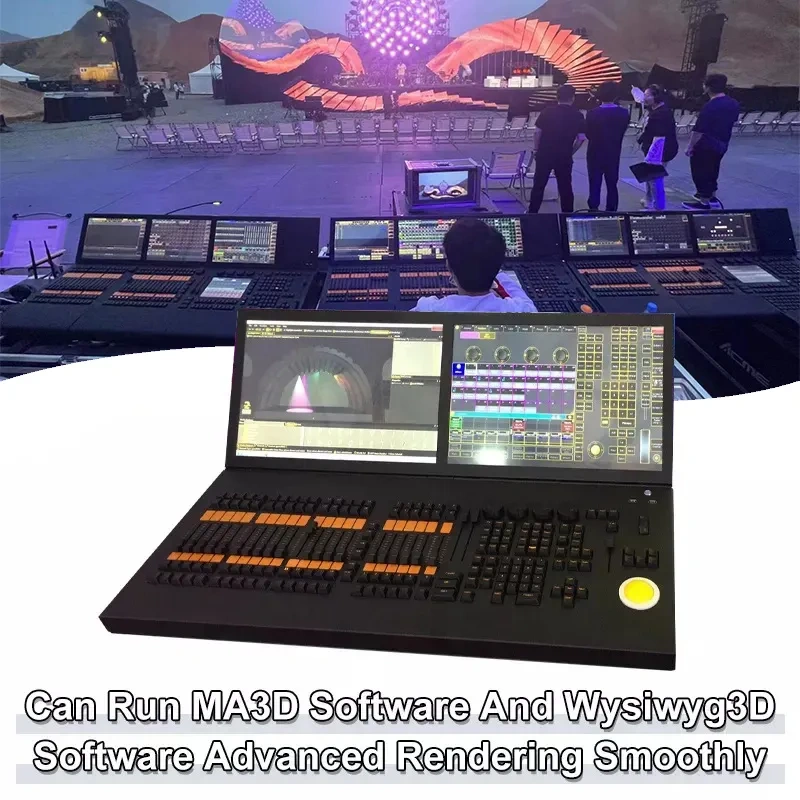 Pro Stage DJ Disco Intelligent RDM DMX Grand MA Console Win7 MA  Lighting Controller Console