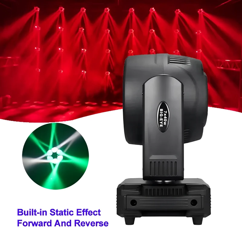 7x40w Bee Eyes  Led Moving Head Light  DMX 512 with Zoom CTO