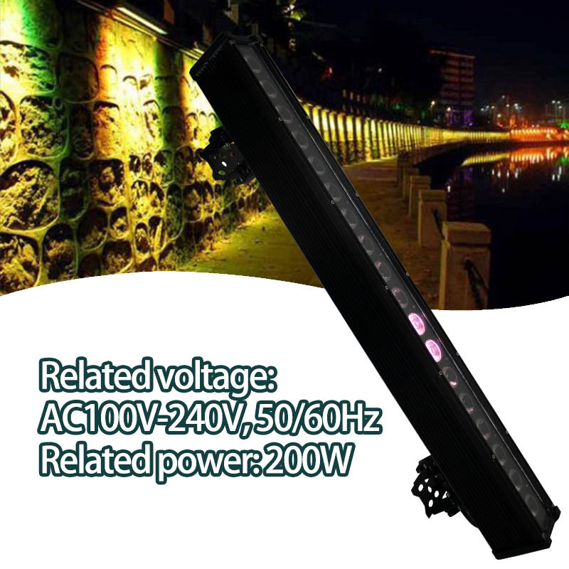 18x10w RGBW 4in1 Outdoor Waterproof Led Wall Washer