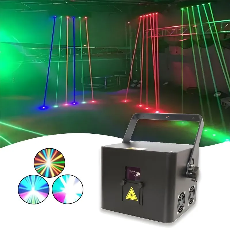 2w rgb animation laser light