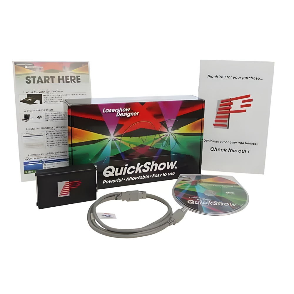 Quick show laser light software controller