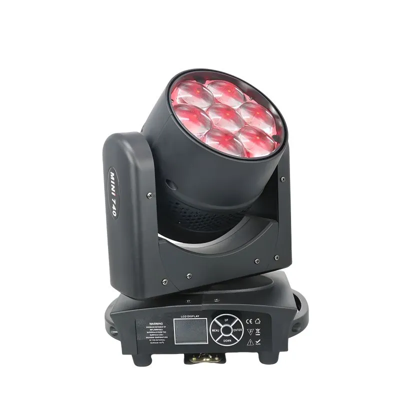 7x40W zoom Led moving head lights