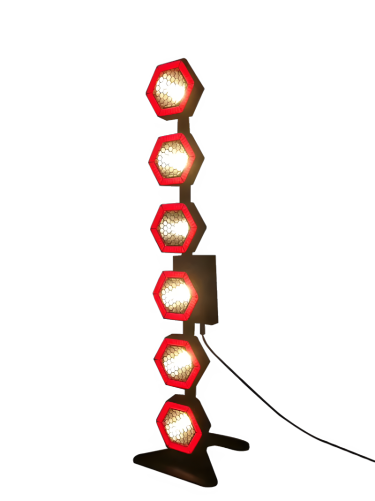 RGB LED Retro Background Effect RGB Flash Hexagonal Stage Light