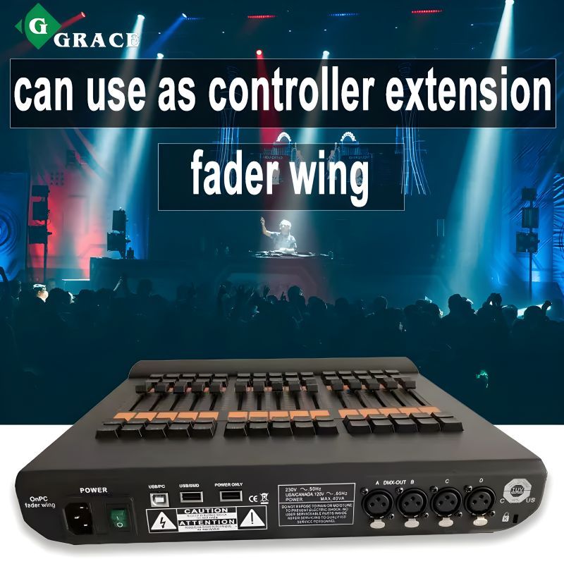 Fader wing DMX512 stage light console MA controller fade wing