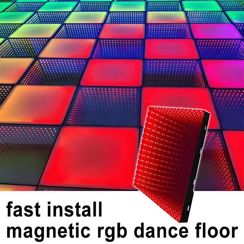 Monoblock Wireless 3D Mirror Magnet LED Dancing Floor