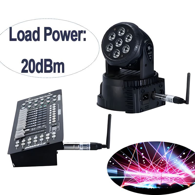 2PCS dmx 512 wireless transmitter leading  transceiver 2.4g dmx controller console