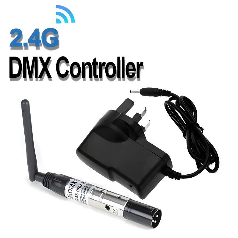 2PCS dmx 512 wireless transmitter leading  transceiver 2.4g dmx controller console