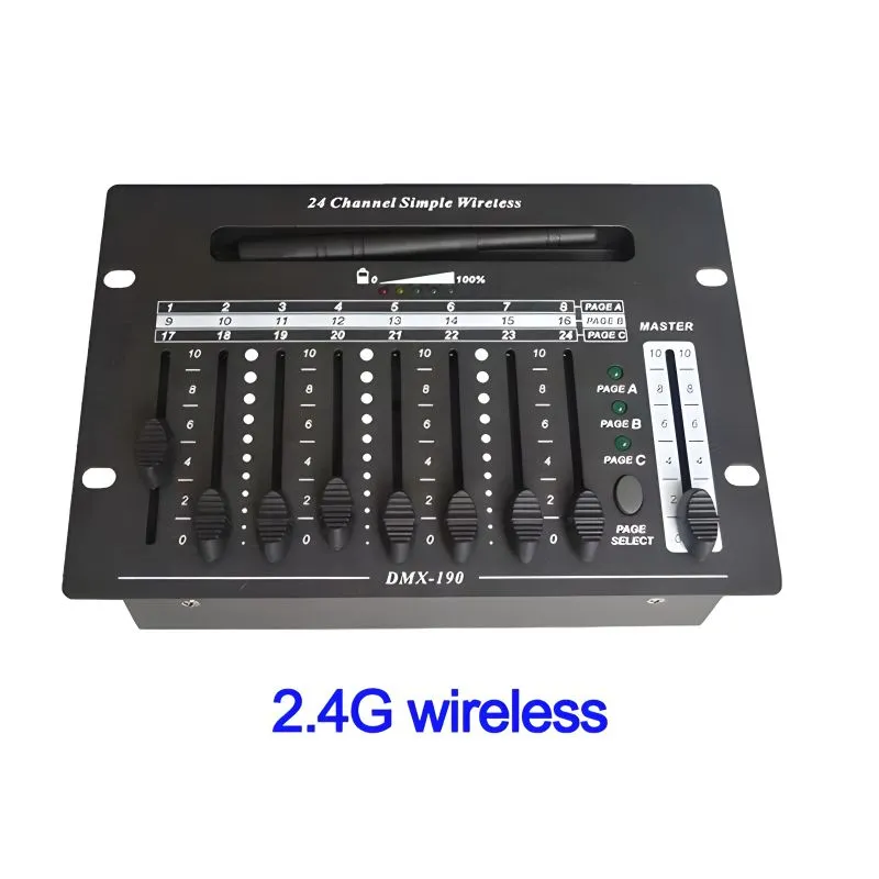 battery operated portable mini wireless dmx controller