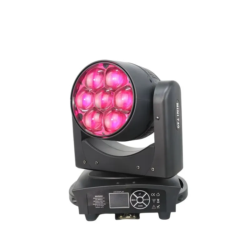 7x40W zoom Led moving head lights