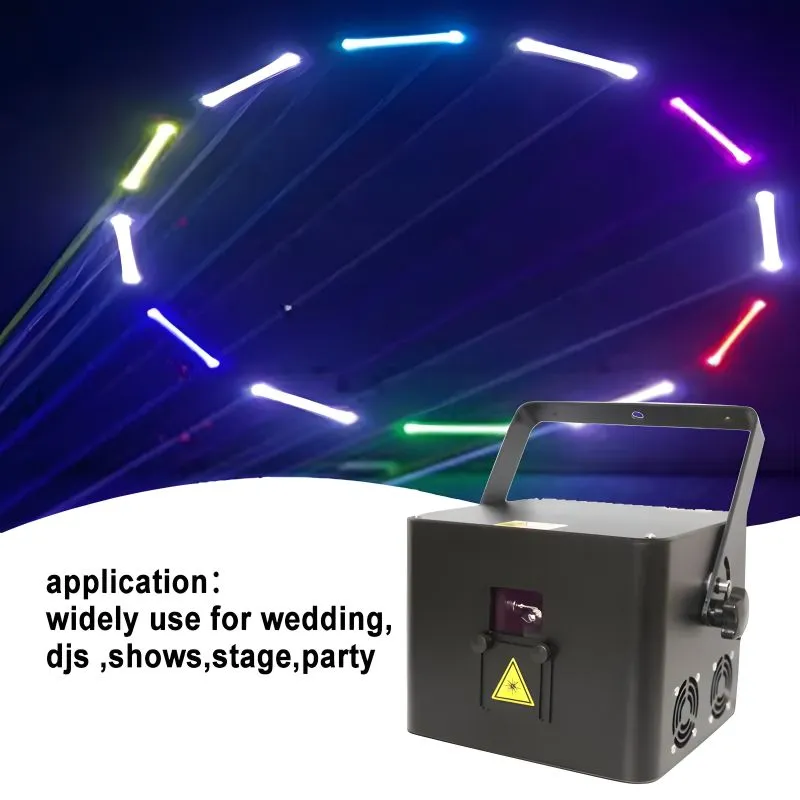 2w rgb animation laser light