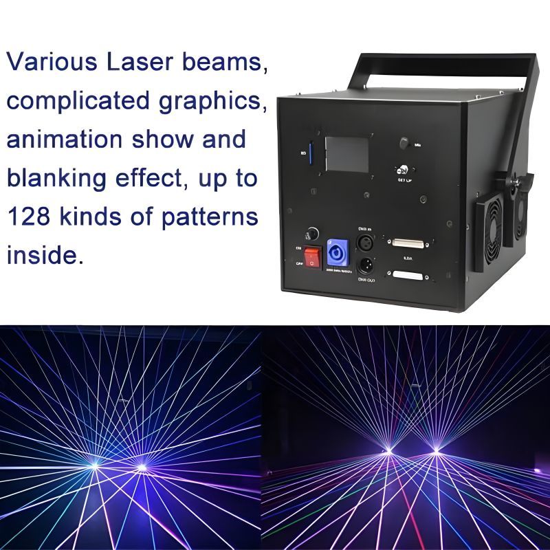 Grace 10W RGB Animation Laser Show Lights Night Club DJ Pro Lighting