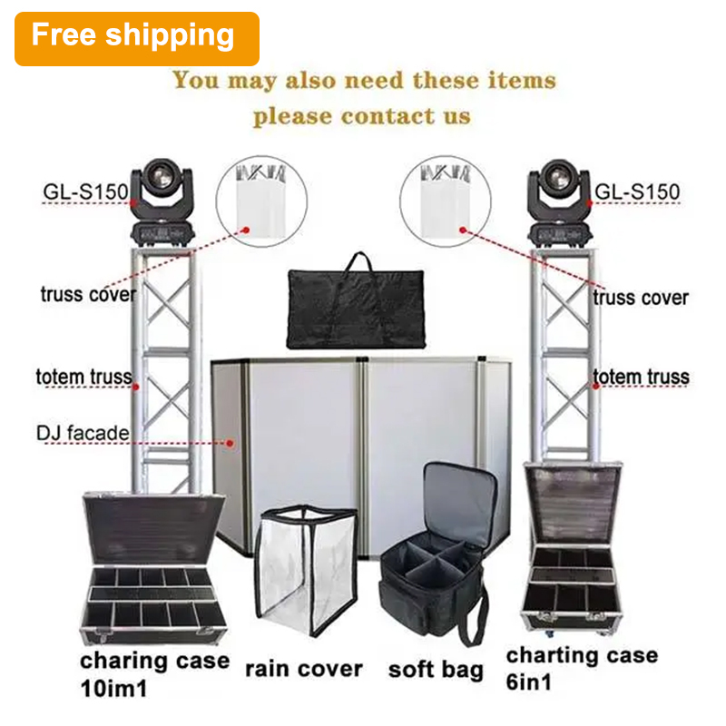 Free shipping 8PCs 4*18W RGBWAUv 6in1 Wireless Battery LED Uplights