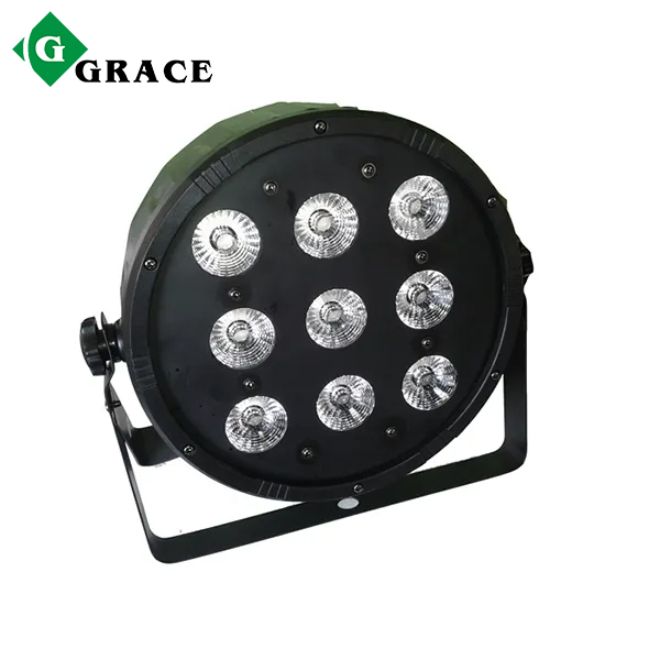 9x10w rgbw 4in1 plastic par light