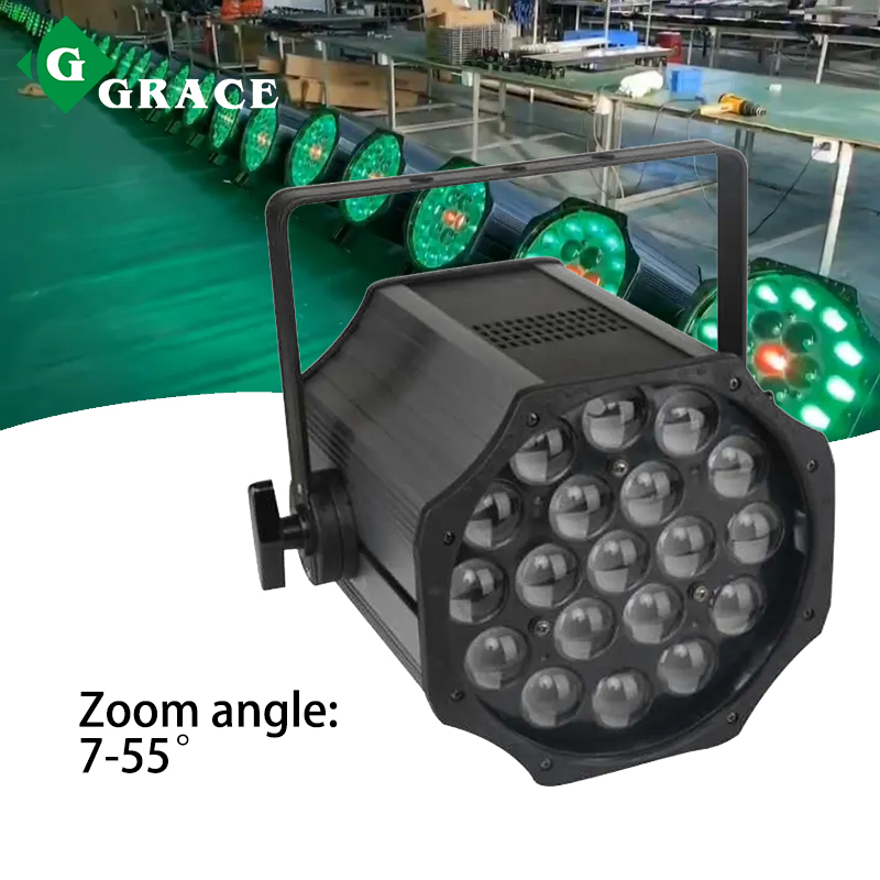 19pcs 12W RGBW 4in1 Indoor Zoom Wash LED Par Light